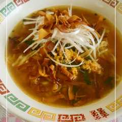 A picture of 大葉in肉そぼろラーメン✿.