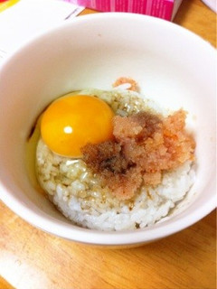 明太バター卵かけご飯-レシピのメイン写真