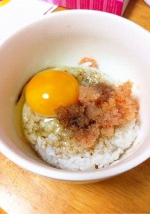 明太バター卵かけご飯-レシピのメイン写真