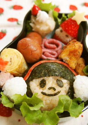 ❄もふもふイヤーマフ弁当❄-レシピのメイン写真