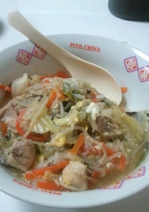 はくさい鍋の次の日は中華丼♪-レシピのメイン写真