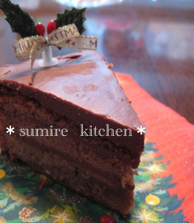 チョコクリームたっぷり♪チョコケーキ-レシピのメイン写真