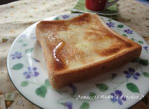 バターとハチミツがじんわ～りトースト。-レシピのメイン写真