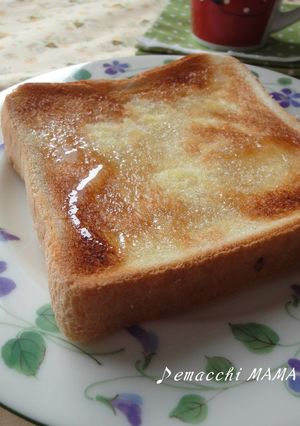 バターとハチミツがじんわ～りトースト。-レシピのメイン写真
