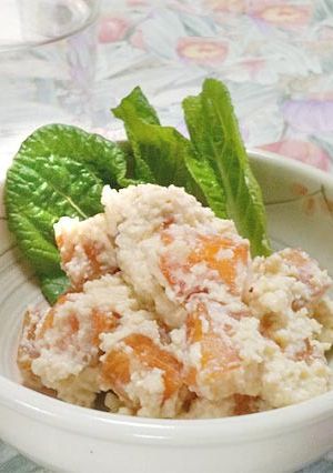 デザートみたい♪チーズ風味の柿の白和え -レシピのメイン写真