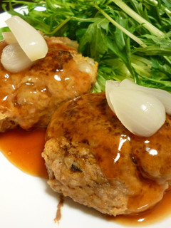 らっきょうハンバーグ☆-レシピのメイン写真