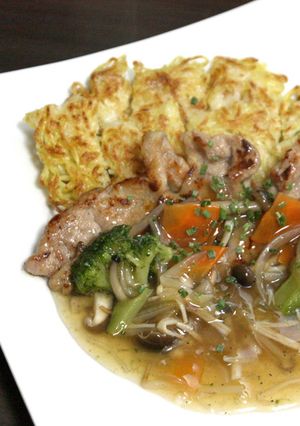 チヂミ風焼きそば-レシピのメイン写真
