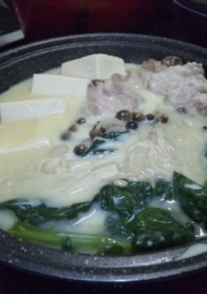 分離しない！うちの豆乳鍋-レシピのメイン写真