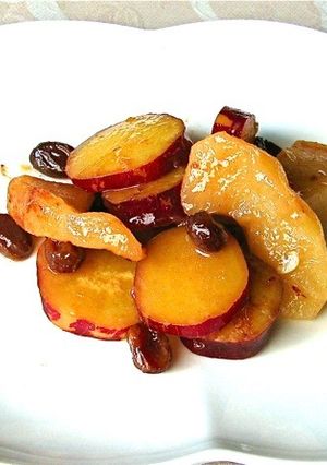 かんたん，リンゴとさつま芋のレモン煮-レシピのメイン写真