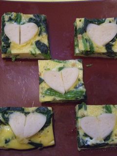 ハートマークの卵焼き-レシピのメイン写真