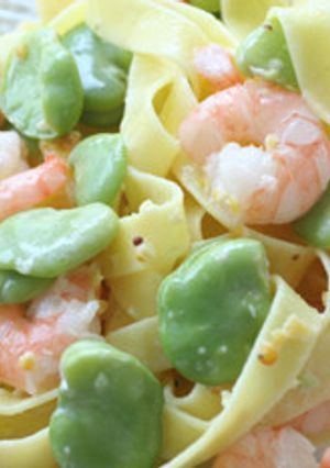 そらまめとエビのパスタサラダ-レシピのメイン写真