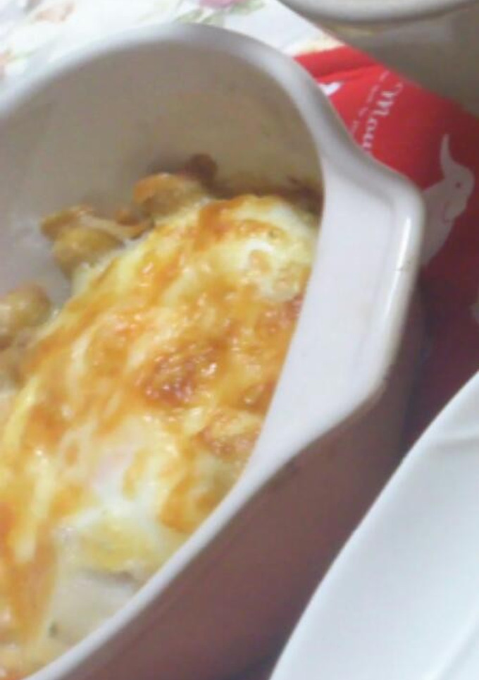 ＊里芋と豆の簡単卵チーズ焼き＊-レシピのメイン写真