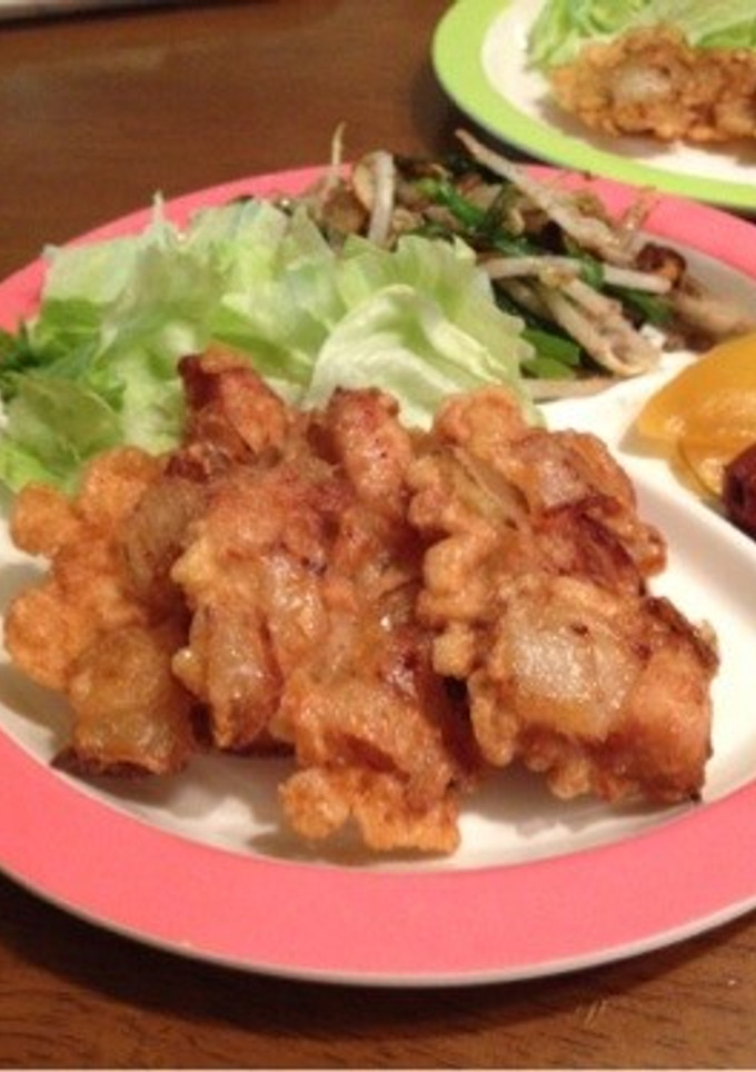鶏ムネ肉のかき揚げ♡病みつき♡唐揚げ風-レシピのメイン写真