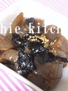 こんにゃくの甘辛海苔炒め煮-レシピのメイン写真