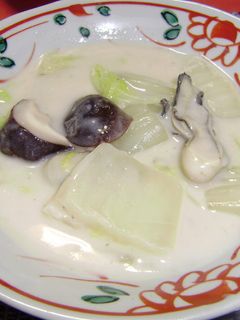 牡蠣と白菜の中華風クリーム煮-レシピのメイン写真