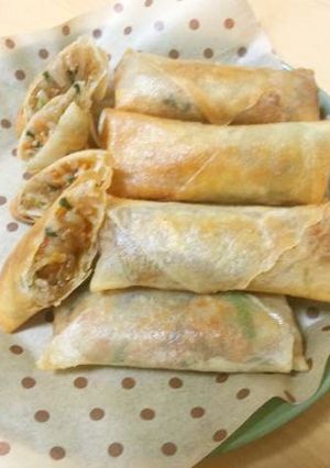 お野菜たっぷり我が家の春巻♪-レシピのメイン写真