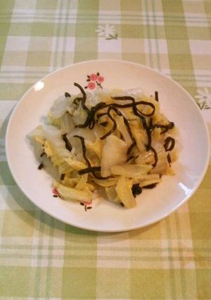 白菜と塩昆布のバター和え-レシピのメイン写真
