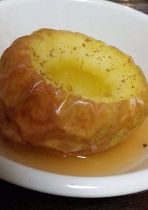 レンジで簡単♪焼き林檎〜?-レシピのメイン写真