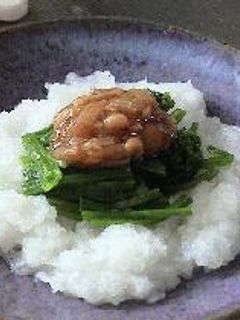 ほうれん草のおろしなめたけ和え-レシピのメイン写真