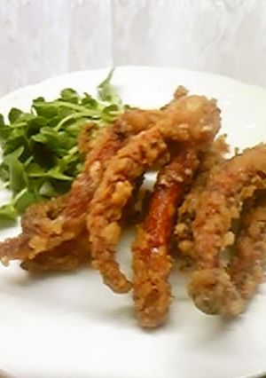 油ハネしない★イカのげそ揚げ★おつまみに-レシピのメイン写真