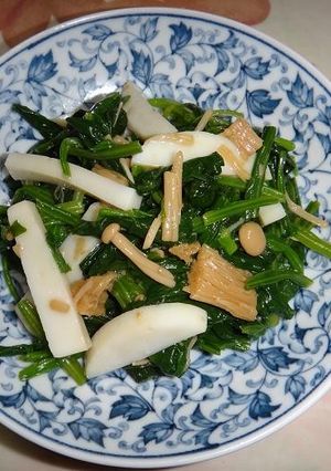 かまぼことほうれん草の和え物-レシピのメイン写真