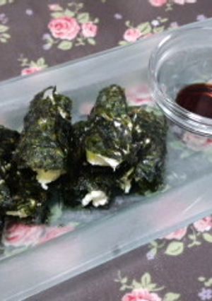 韓国ノリとクリームチーズで和風おつまみ-レシピのメイン写真