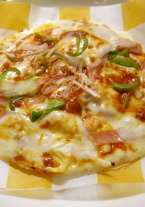 新食感！？ご飯シートでヘルシーピザ-レシピのメイン写真