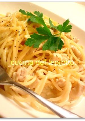鶏肉のモッツァレラクリームパスタ-レシピのメイン写真