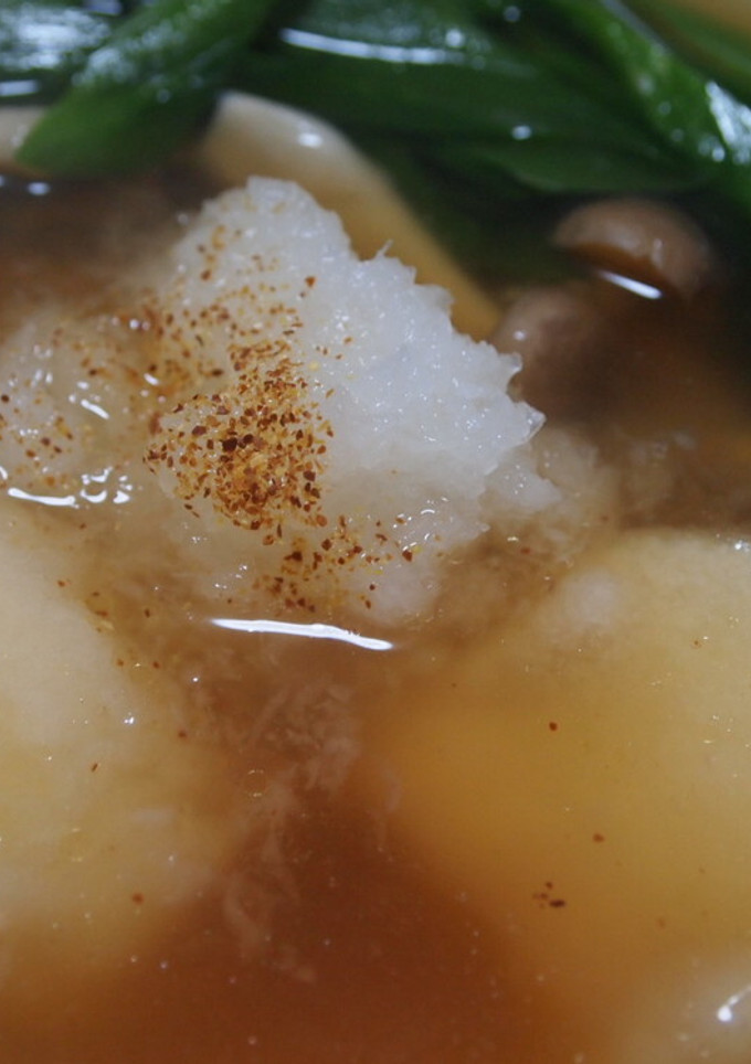 揚げ餅のおろし煮-レシピのメイン写真