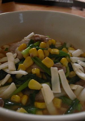 マルちゃん正麺で☆味噌ねぎチーズ-レシピのメイン写真