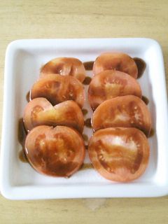 ばあちゃんの味*砂糖ソースかけトマト-レシピのメイン写真