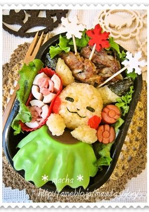 *キャラ弁＊シリコンカップでコタツ♪-レシピのメイン写真
