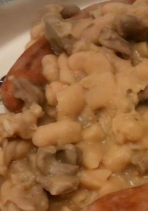 白インゲン豆の鶏モツ煮-レシピのメイン写真