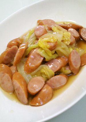 白菜とウインナーの中華煮-レシピのメイン写真