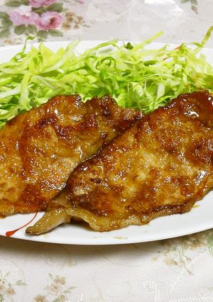 *豚肉のしょうが焼き*-レシピのメイン写真