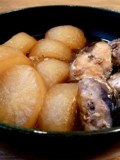 圧力鍋で簡単一品☆大根と鯖缶の煮物-レシピのメイン写真
