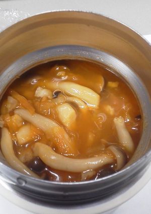 スープのお弁当♪ミネストローネ風-レシピのメイン写真