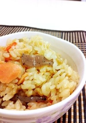 簡単☆鮭の炊き込みご飯-レシピのメイン写真