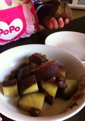 混ぜるだけ!さつまいものいとこ煮風。-レシピのメイン写真