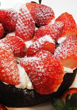 簡単＊苺のシフォンケーキ＊-レシピのメイン写真