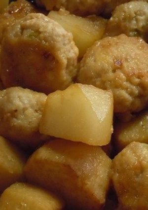 豆腐ハンバーグと根菜の甘辛煮-レシピのメイン写真