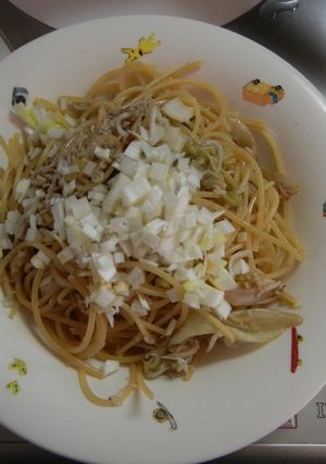 じゃことレタスのぺペロンチーノ-レシピのメイン写真