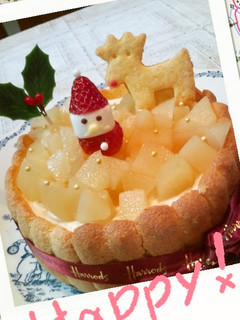 洋梨のシャルロット-レシピのメイン写真