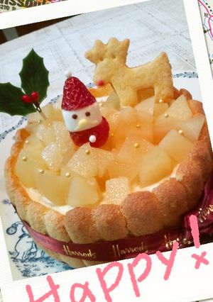 洋梨のシャルロット-レシピのメイン写真