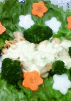 ＋＊★鶏肉の柚子わさマヨソースかけ☆＊＋-レシピのメイン写真