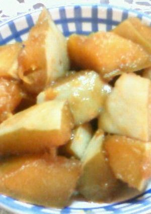 かぼちゃのシンプル醤油煮-レシピのメイン写真