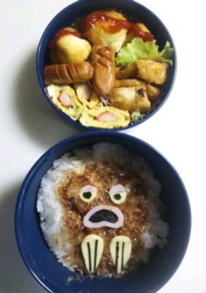 パパ用キャラ弁『ピグモン』-レシピのメイン写真
