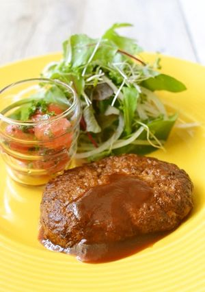 冷めてもやわらかいハンバーグ【作り置き】-レシピのメイン写真