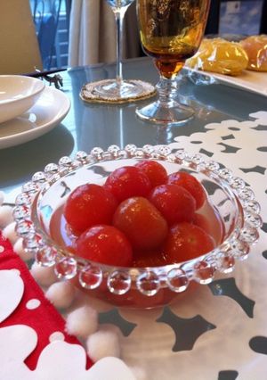おもてなしにも。トマトのハニーワイン煮-レシピのメイン写真