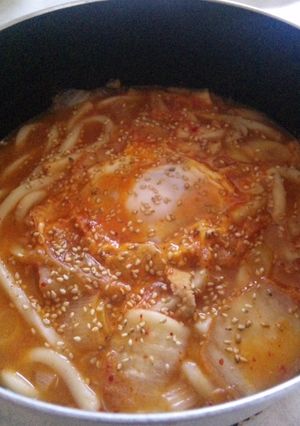みそキムチうどん-レシピのメイン写真